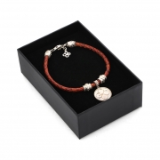 EXO - 공식 가죽팔찌 EXO - Leather Bracelet 브라운 [BROWN]
