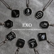 EXO - 공식 태양신 팬던트 목걸이 [ 카이 ] EXO - Supernatural Powers Pendant Necklace [ KAI ]