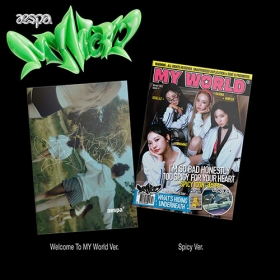 [세트/앨범2종] 에스파(aespa) - 미니3집 [MY WORLD] (Zine Ver.)