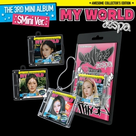 [세트/앨범4종] 에스파(aespa) - 미니3집 [MY WORLD] (SMini Ver.스마트앨범)