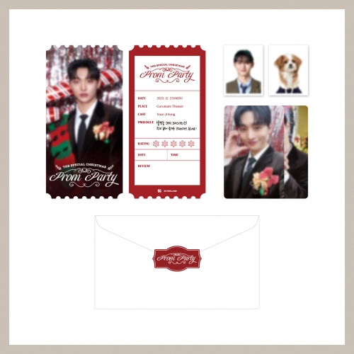윤지성(YOON JISUNG)_02.스페셜 티켓 세트_2024 [The Special Christmas : Prom Party] OFFICIAL MD