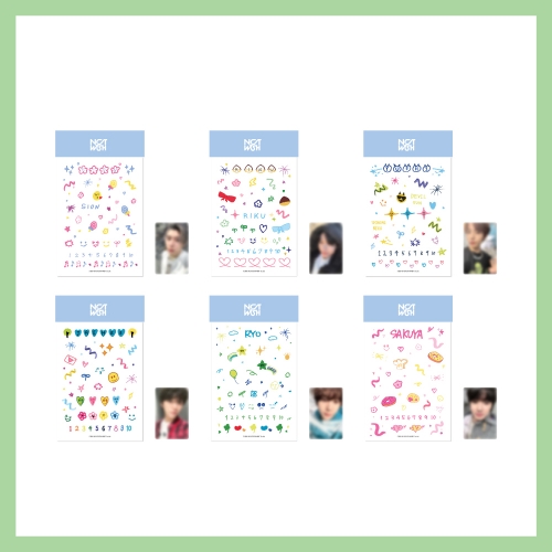 엔시티 위시(NCT WISH)_04.포토카드 데코 스티커 세트_POP-UP STORE OFFICIAL MD