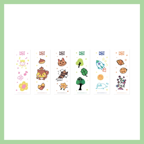 엔시티 위시(NCT WISH)_02.리무버블 손그림 스티커_POP-UP STORE OFFICIAL MD