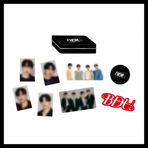 비디유(B.D.U)_07.틴케이스 & 스티커 세트_B.D.U OFFICIAL MD