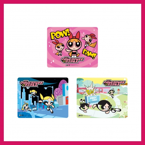 파워퍼프걸(THE POWERPUFF GIRLS)_04.마우스패드_2024 THE POWERPUFF GIRLS POP-UP STORE OFFICIAL MD