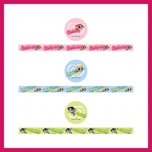 파워퍼프걸(THE POWERPUFF GIRLS)_02.마스킹테이프_2024 THE POWERPUFF GIRLS POP-UP STORE OFFICIAL MD