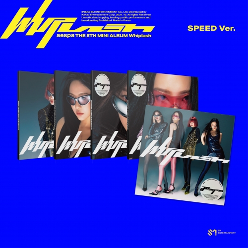 에스파 (aespa) - 미니5집 [Whiplash] (SPEED Ver.)(랜덤)