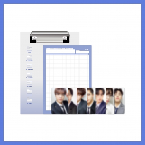 고스트나인(GHOST9)_06. A5 클립보드&메모지 세트_2024 GHOST9 DEBUT 4th ANNIVERSARY POP-UP STORE OFFICIAL MD