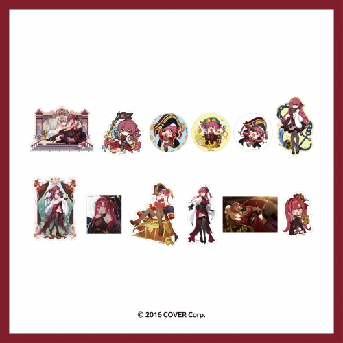 호쇼마린(Houshou Marine)_01.빅포인트 스티커_2024 Houshou Marine POP-UP STORE ORIGINAL MD