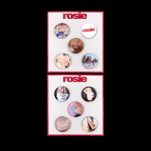 ROSÉ [ROSIE] PIN BUTTON SET
