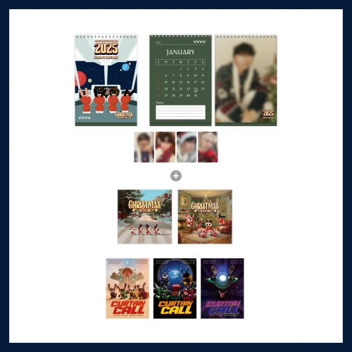 방정유문(BANG&JUNG&YOO&MOON)_2025 SEASON'S GREETINGS_01. 탁상캘린더 세트