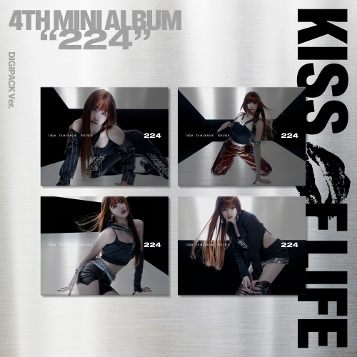 [세트/앨범4종] KISS OF LIFE (키스오브라이프) - 4th Mini Album [224] (Digipack Ver.)
