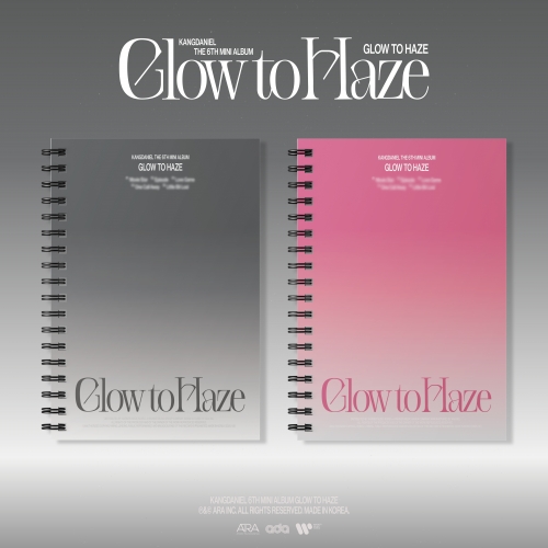 [세트/앨범2종] 강다니엘 (KANG DANIEL) - Glow to Haze (Photo Book Ver.)