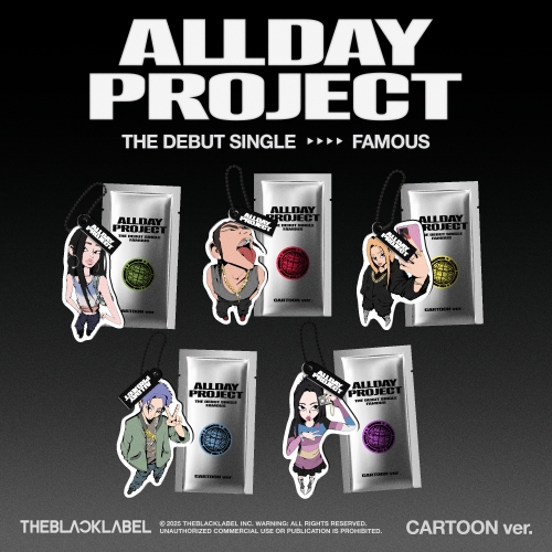 ALLDAY PROJECT - The Debut Single [FAMOUS] (CARTOON ver. / 랜덤)