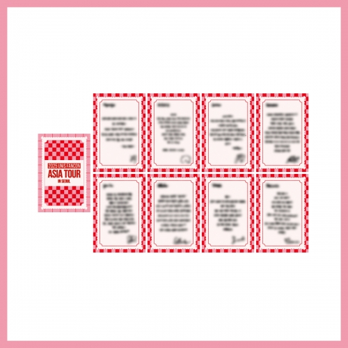 유니스(UNIS)_02.메시지 카드 세트_2025 UNIS FANCON ASIA TOUR IN SEOUL OFFICIAL MD