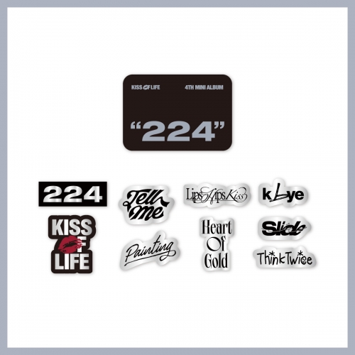 【吻站联合】 KISS OF LIFE_04.TINCASE & STICKER SET_KISS OF LIFE 4th Mini Album [224] JAPAN POP UP STORE OFFICIAL MD