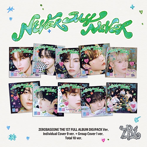 ZEROBASEONE - THE 1ST FULL ALBUM [NEVER SAY NEVER] (DIGIPACK Ver.) (랜덤)