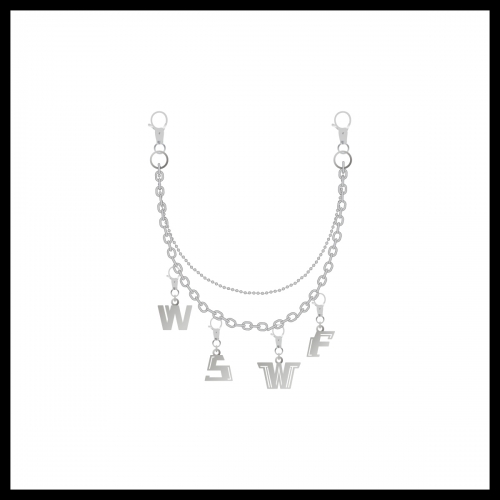 WSWF_05.CHAIN BELT_WORLD OF STREET WOMAN FIGHTER [THE REAL STAGE] TOUR OFFICIAL MD