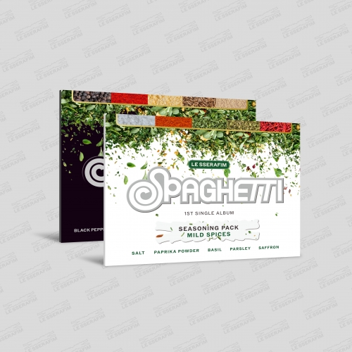 르세라핌 (LE SSERAFIM) - 1st Single Album 'SPAGHETTI' (Weverse Albums ver. / 랜덤)