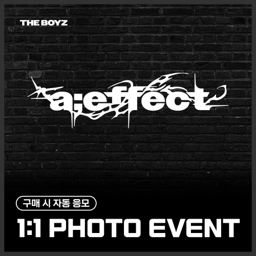 [11/20 1:1 PHOTO EVENT] THE BOYZ - The 10th Mini Album [a;effect] (Photobook / 随机)