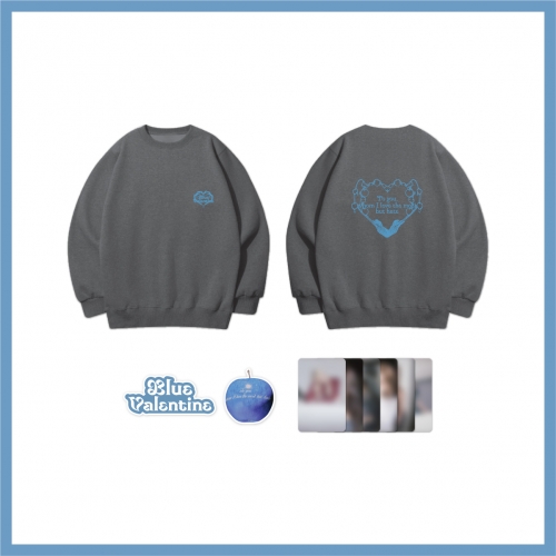 엔믹스(NMIXX)_08.SWEATSHIRT & DIY PATCH SET_POP-UP STORE [Blue Valentine: inside the heart] OFFICIAL MD