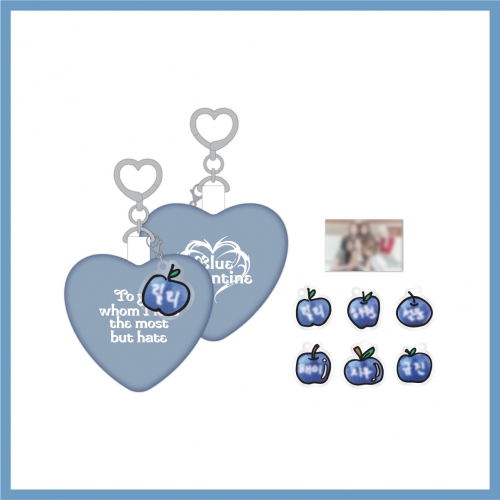 NMIXX_14.HEART CUSHION CHARM_POP-UP STORE [Blue Valentine: inside the heart] OFFICIAL MD