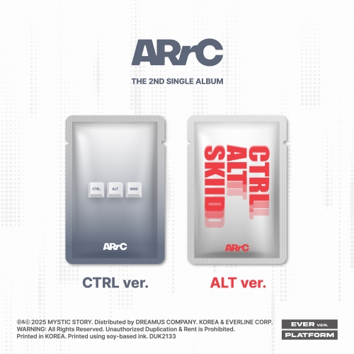 ARrC (아크) - 2nd single album [CTRL+ALT+SKIID] (CTRL & ALT Ver.) (랜덤)