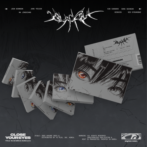 [세트/앨범7종] CLOSE YOUR EYES - The 3rd Mini Album [blackout] (eyes ver.)