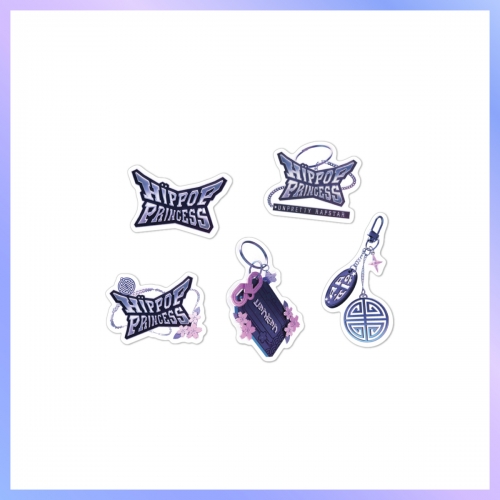HIP POP Princess_04. 스티커팩 [언프리티 랩스타 : 힙팝 프린세스 POP-UP STORE] MD