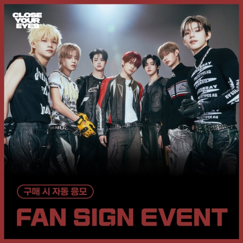 [26/1/3 FAN SIGN EVENT] CLOSE YOUR EYES - The 3rd Mini Album [blackout] (ticket ver.)