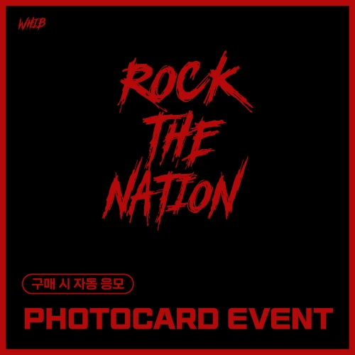[PHOTOCARD EVENT] WHIB (휘브) - The 1st Mini Album : ROCK THE NATION (랜덤)