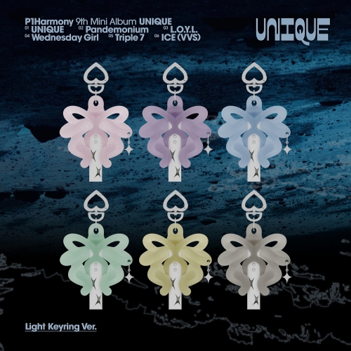 피원하모니 (P1Harmony) - 미니 9집 [UNIQUE] (Photobook Ver.) (Light  Keyring Ver. / 랜덤) (한정반)
