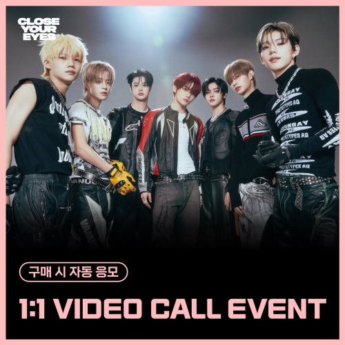 [3/7 1:1 VIDEO CALL EVENT] CLOSE YOUR EYES - The 3rd Mini Album [blackout] (ticket ver.)