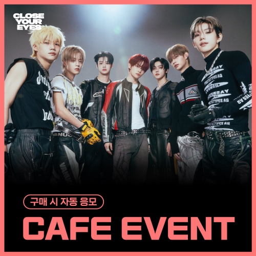 [3/7 CAFE EVENT] CLOSE YOUR EYES - The 3rd Mini Album [blackout] (ticket ver.)