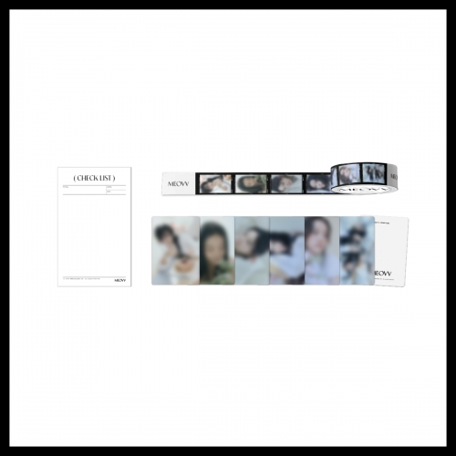 MEOVV(미야오)_06. 마스킹 테이프 + 메모 패드 세트_The 1st Season’s Greetings "MEOVV" POP-UP MD