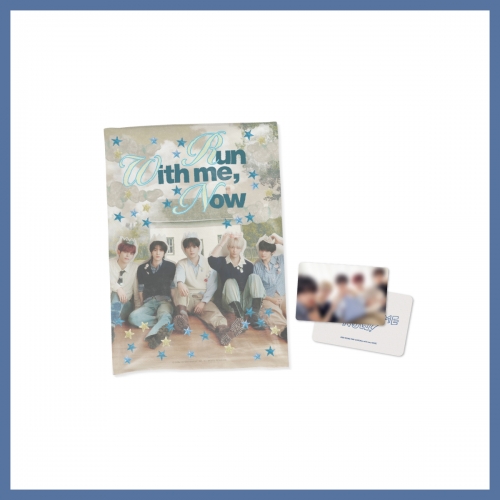NOWZ (나우즈)_02. 쉬폰 패브릭 포스터_2026 FAN-CON (Run with me, NOW) MD