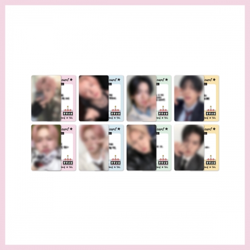 홍민성_02. 트레이딩 카드_2026 NEWBEAT [BIRTHDAY CAFE - Minsung Hong] MD