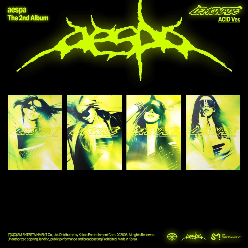 [세트/앨범4종] 에스파 (aespa) - 정규 2집 [LEMONADE] (ACID Ver.)