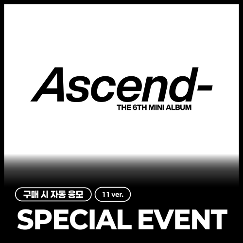 [SPECIAL EVENT] ZEROBASEONE - The 6th Mini Album [Ascend-]  11 ver. (랜덤)