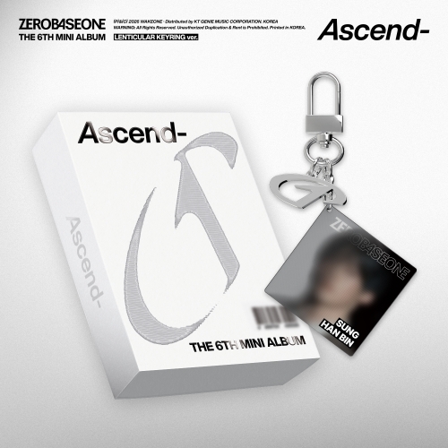 ZEROBASEONE - The 6th Mini Album [Ascend-] LENTICULAR KEYRING Ver. (랜덤)