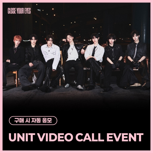 [5/17 UNIT VIDEO CALL EVENT] CLOSE YOUR EYES - The 3rd Mini Album [blackout] (ticket ver.)