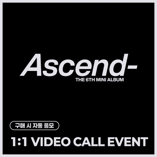 [6/1 1:1 VIDEO CALL EVENT] ZEROBASEONE - The 6th Mini Album [Ascend-]  11 ver. (랜덤)