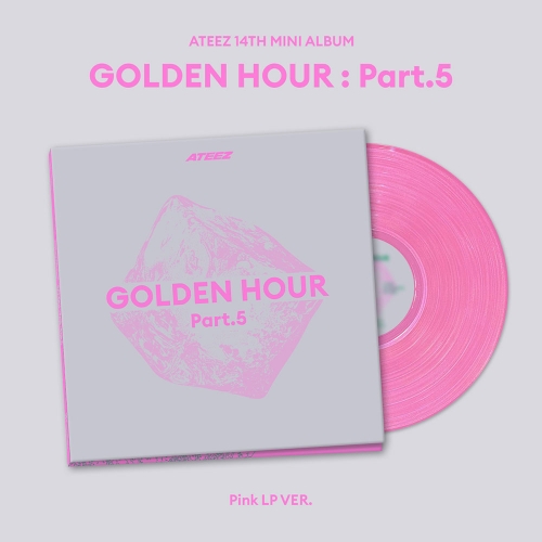 에이티즈 (ATEEZ) - GOLDEN HOUR : Part.5 (Pink LP VER.)