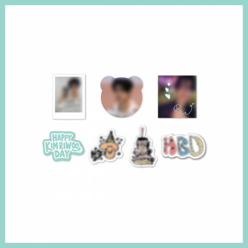 김리우_03. 스티커 팩_2026 NEWBEAT [BIRTHDAY CAFE - Riwoo Kim] MD