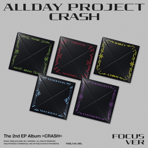 [세트/앨범5종] ALLDAY PROJECT - The 2nd EP Album 'CRASH' (FOCUS ver.)
