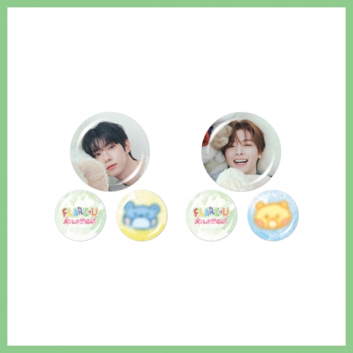 플레어 유_11. 핀버튼 세트_[FLARE U X Knotted] POP-UP STORE MD