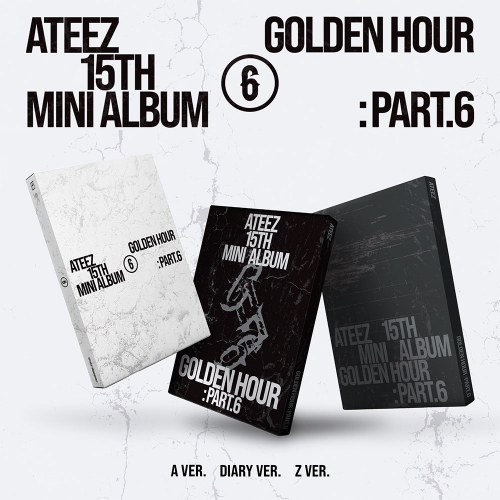 [세트/앨범3종] 에이티즈 (ATEEZ) - GOLDEN HOUR : Part.6
