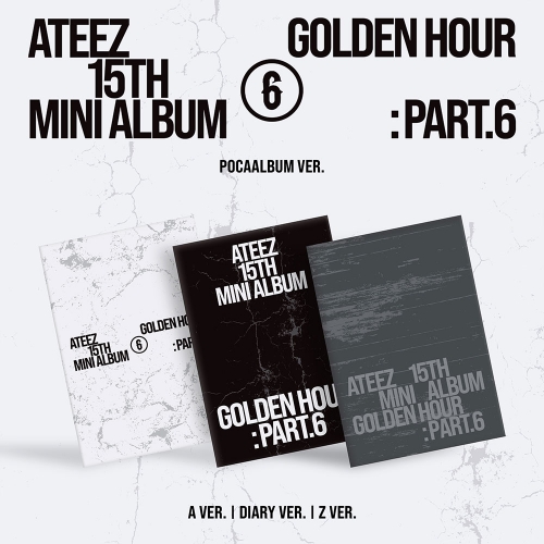 [세트/앨범3종] 에이티즈 (ATEEZ) - GOLDEN HOUR : Part.6 (POCAALBUM)