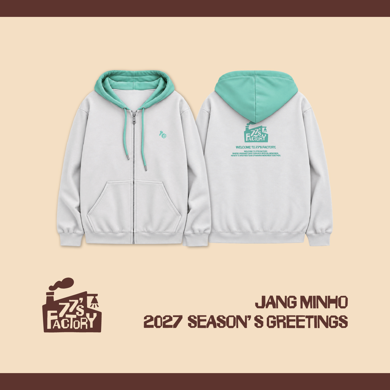 장민호(JANG MIN HO) - 집업 후드_2027 SEASON’S GREETINGS [77’s FACTORY] MD