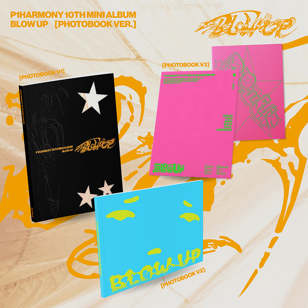 [세트/앨범3종] P1Harmony 10th Mini Album [BLOW UP] (Photobook Ver.) 